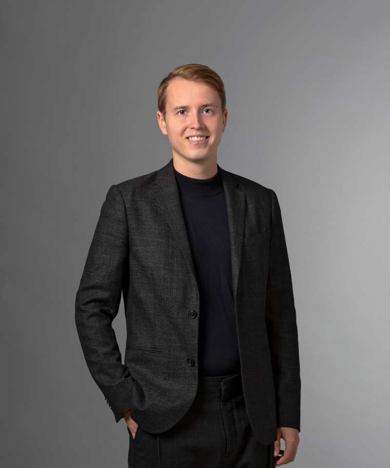 Forsbloms medarbetare Oskar.