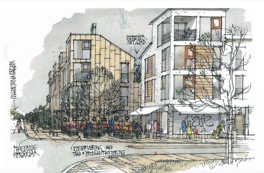 Ritning/skiss över Edsviken.