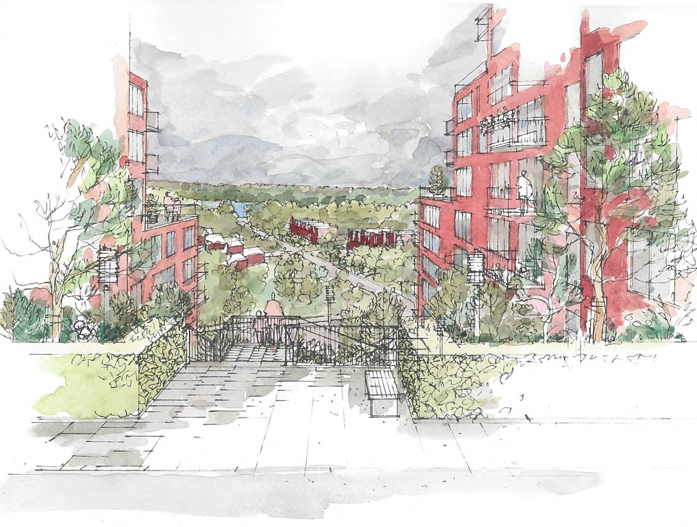 Planriktning över Farsta Strand